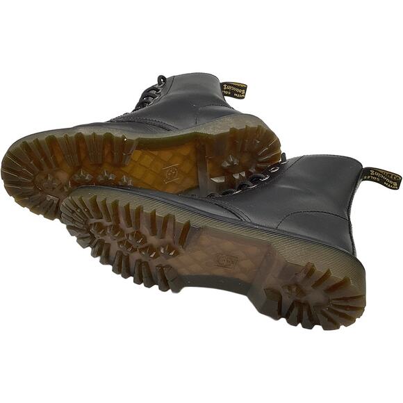 Dr. Martens Luana AW004 Black Leather Lace-Up Boots Docs Women US 8/UK 6/EU 39 - Picture 6 of 7